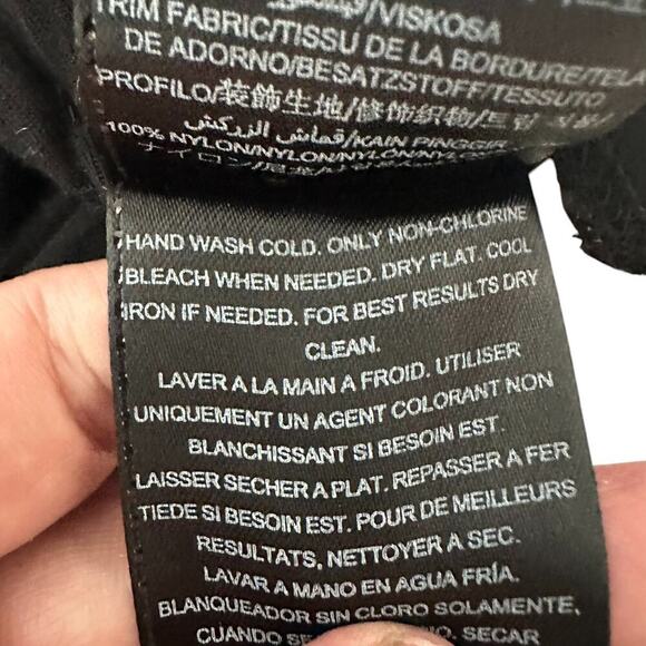 Guess Los Angeles Witchy Black Lace Ruched Bodycon Dress (L) - Picture 16 of 16